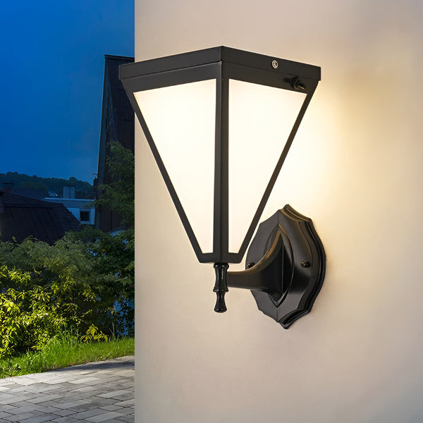 Oreleniella Industrial Tapered LED Outdoor Wall Light
