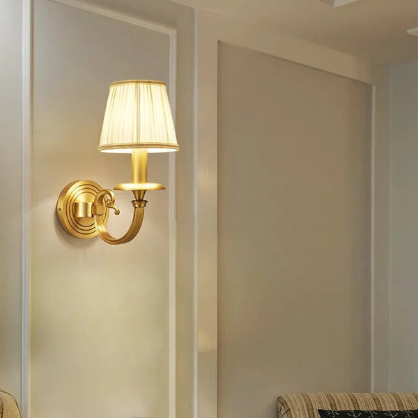 Silva Decorative Indoor Wall Lamp Fabric Living Room Bedroom