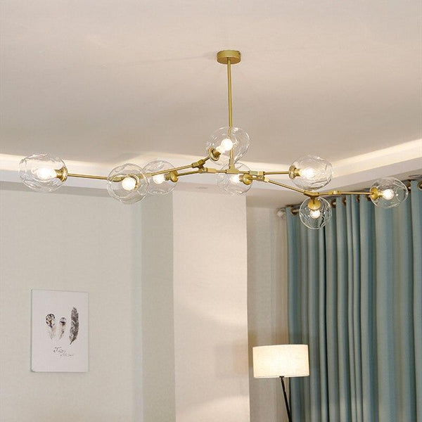 Kirae Nordic Modern Glass Pendant Light Clear Bubble