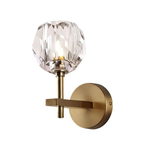 Polyhedron Crystal Grand Single Sconce