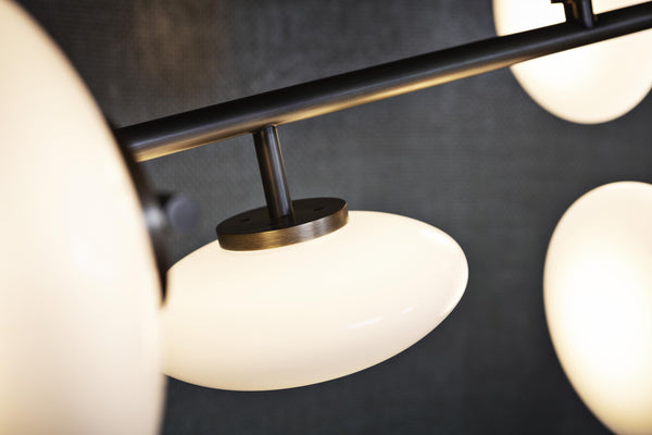 Umirarae Brass Glass Ceiling Lamp