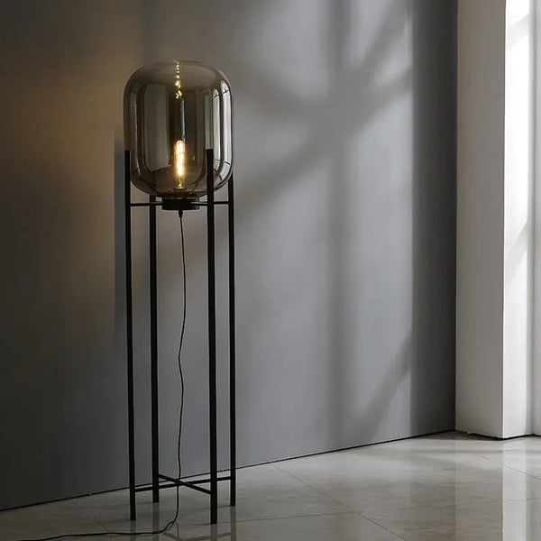 Glowlia Glass Shade Floor Lamp