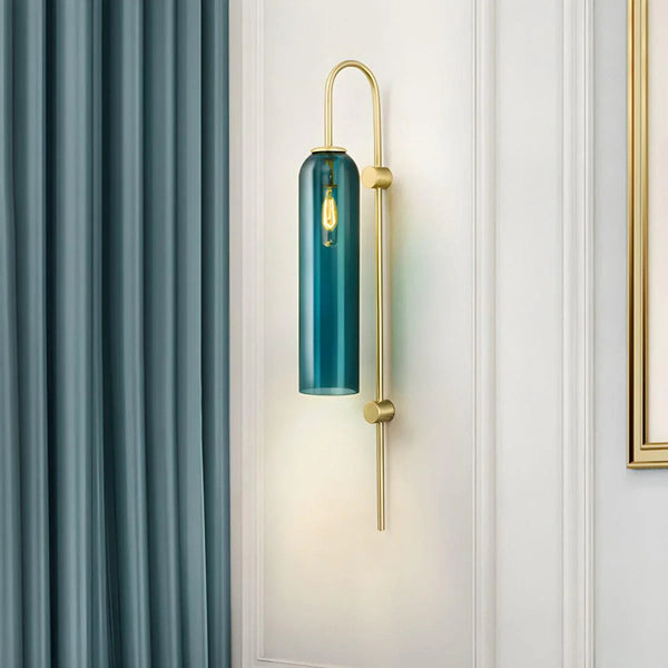 Long Tube Glass Wall Light