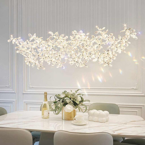 Ceiling Light Chandelier Luxury Crystal Butterfly LED