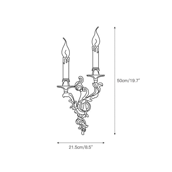 Veraee Vintage Nordic Art Wall Light