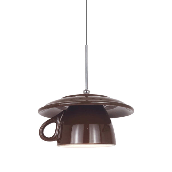 Valentina Modern Cup Ceramic LED Pendant Light Bedroom