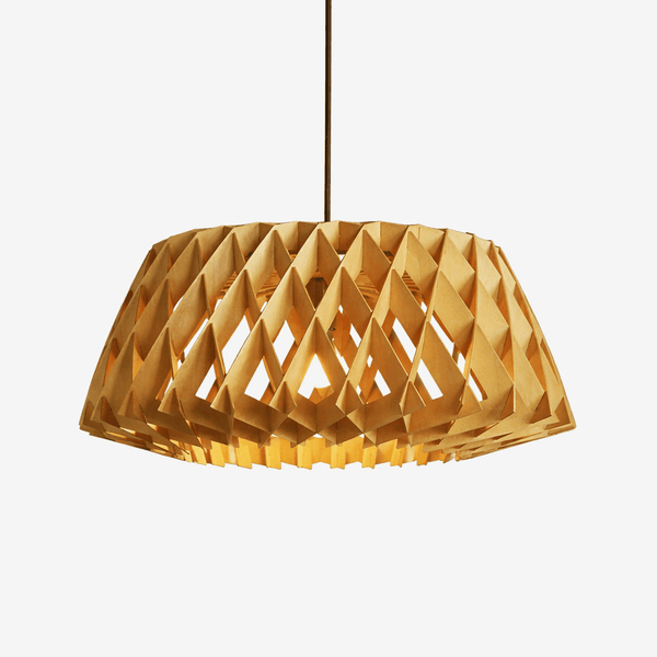 Origami Wood Pendant Lamp