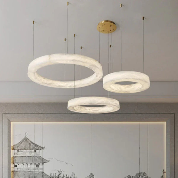 Marika Alabaster Chandelier