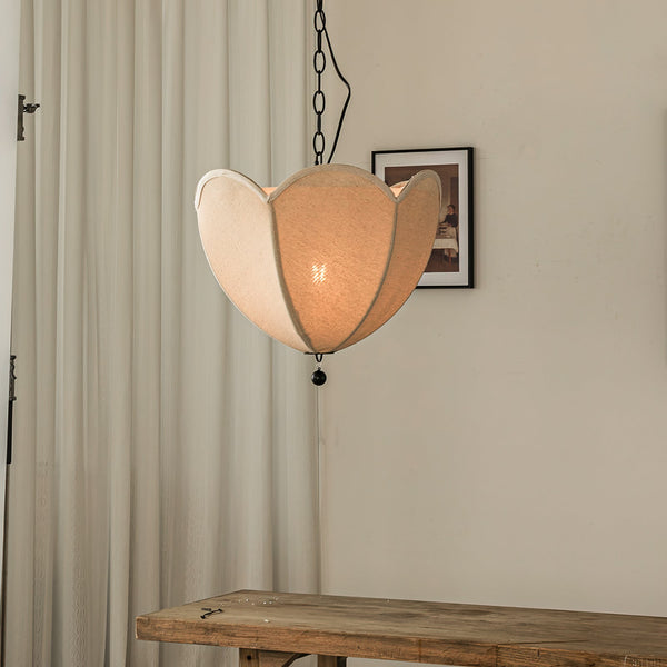 Cimararae Vintage Scoop Fabric Pendant Lamp