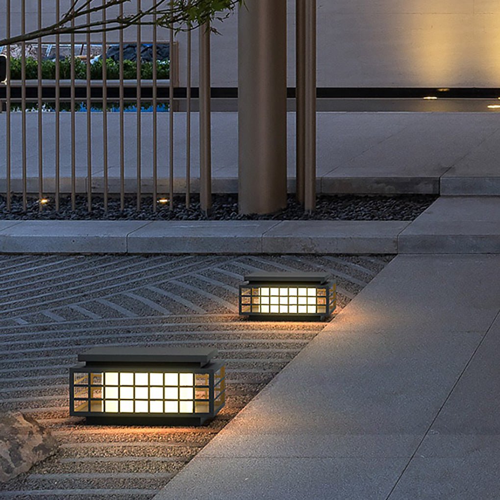 Flether Elegant LED Vintage Hollowed Steel Outdoor Lamp