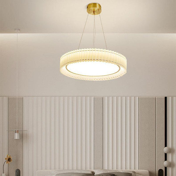 Round Pleated Pendant Lamp