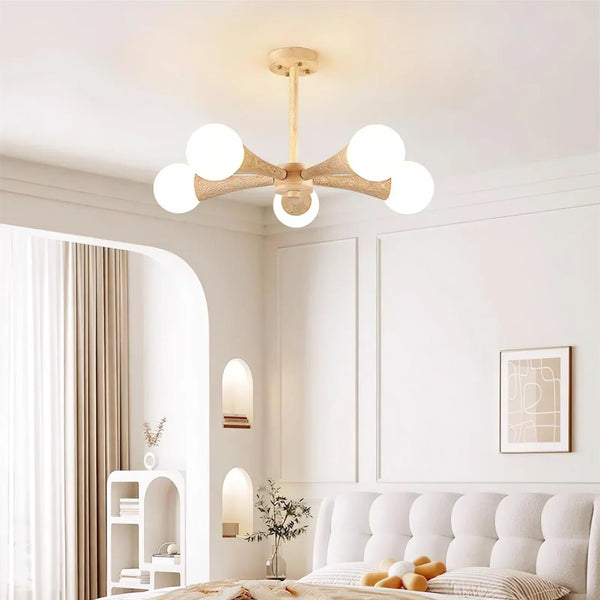 Travertine Hedra Chandelier