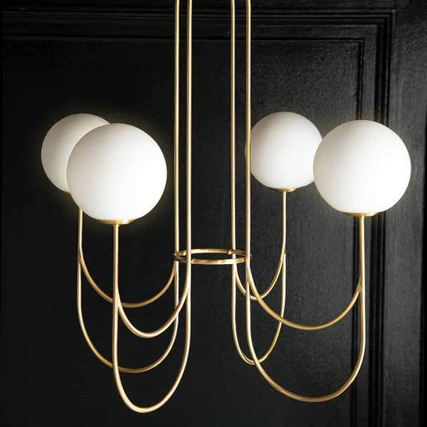Mjolkuvyi Glass Chandelier