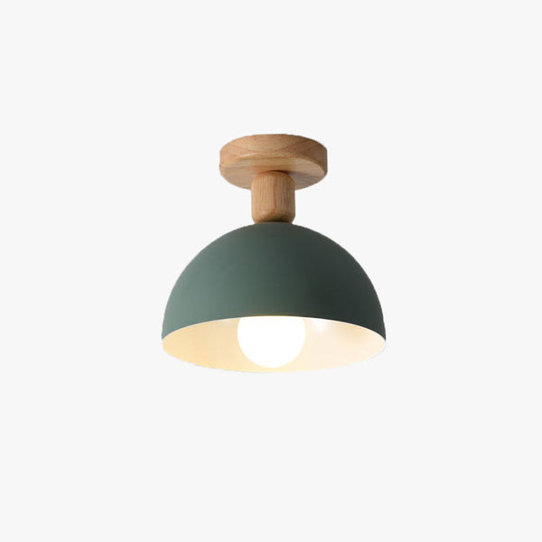 Simple Macaron Wooden Ceiling Lighting