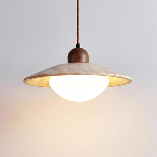 Ritta Pendant Lamp Travertine Minimalist