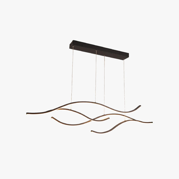 Arisha Modern Wave Pendant Light, 2 Colour