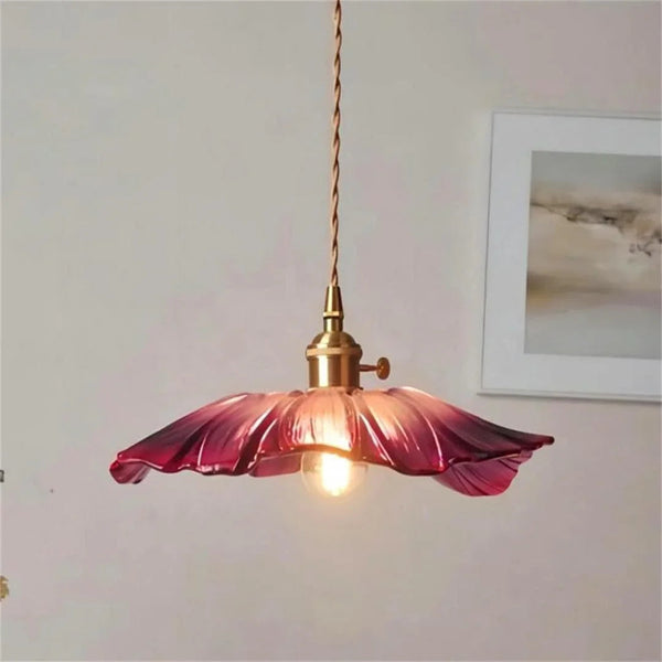 Lotus Glass Pendant Lamp