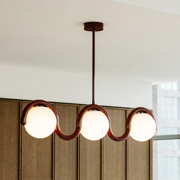 Citheis Linear Glass Chandelier