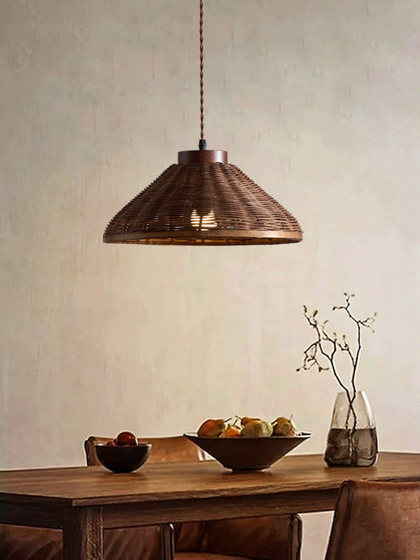Willow Woven Rattan Pendant Lamp