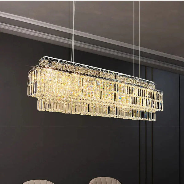 Luxury Linear Krsystal Chandelier