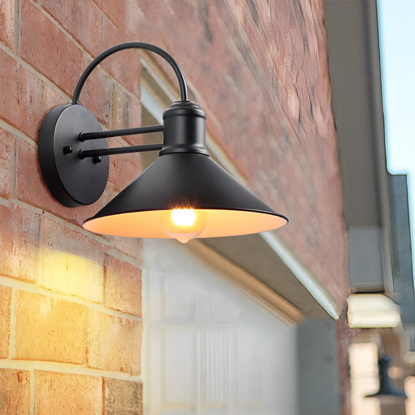 Renivenne Retro Conical Industrial Outdoor Wall Lamp