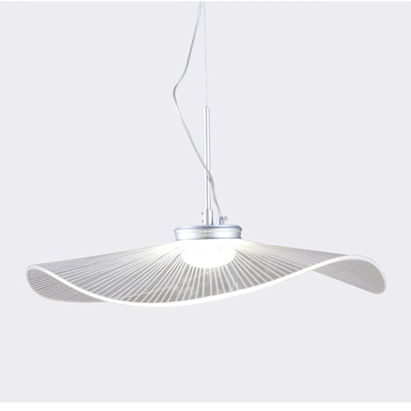 Arisha Designer Lotus Leaf Shaped Metal Pendant Light,White