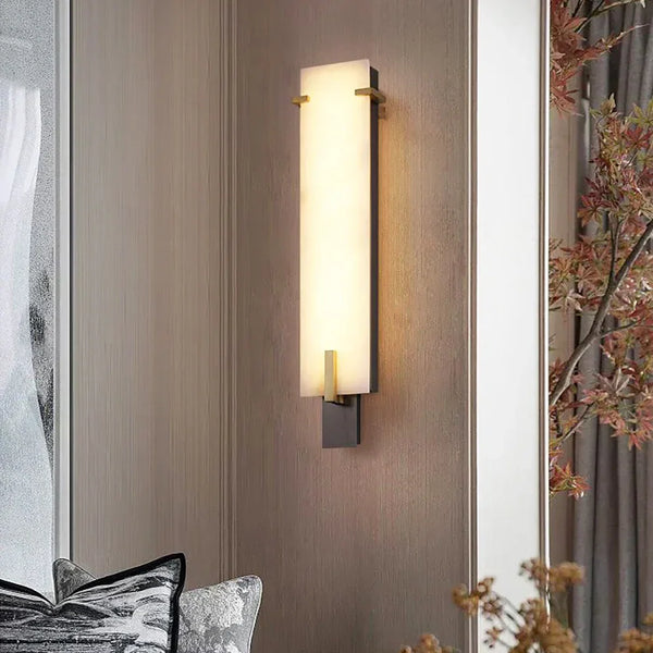 Alabaster Tiles Stable Personality Wall Lamp