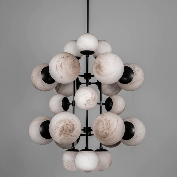 The Aventino Globe Cascade | Alabaster or Glass | CLAVE19