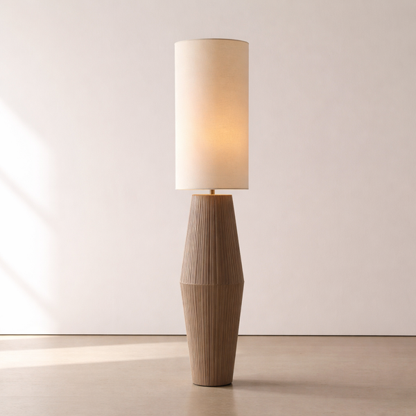 Palestrina Floor Lamp | Hemp & Linen | CLHJAWP48