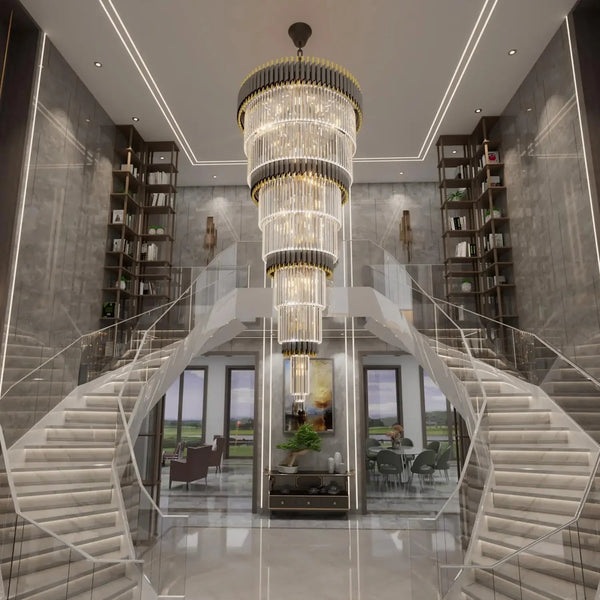 Luxury Oversize Crystal Chandelier