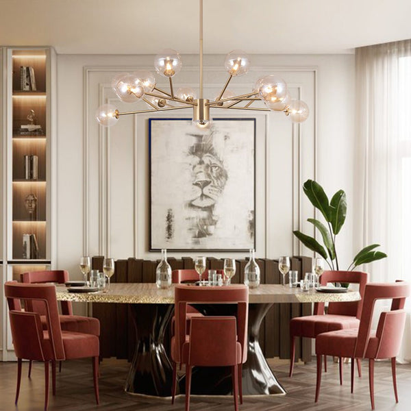 Seriva Modern Glass Chandelier