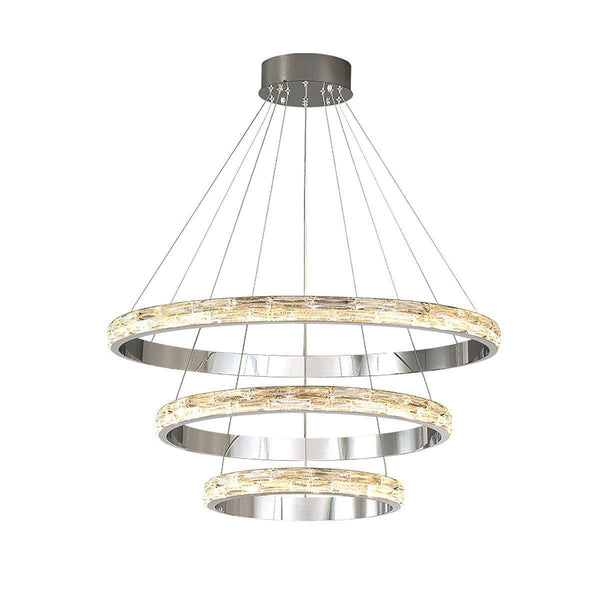 Ring Chandeliers | Mordern White Metal Chandelier