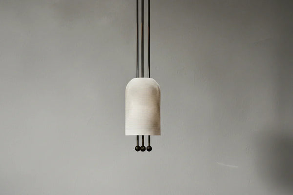The Verona Solo | Solid Copper & Fluted Biscuit Ceramic | CLVRS
