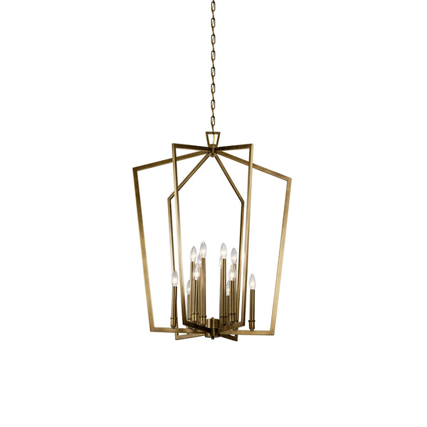 Abbotswell Traditional Modern Brass Chandelier