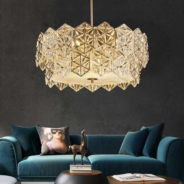 Kinkeldey Crystal Prism Chandelier