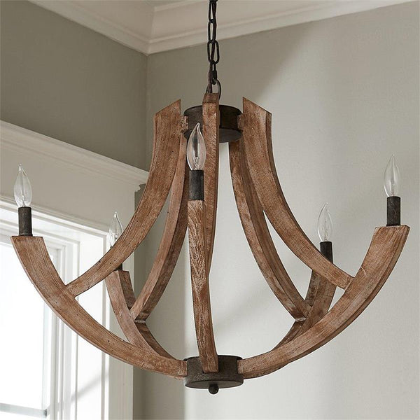 Eirikuvyi Vintage Creativity Wood Lantern Pendant Lamp