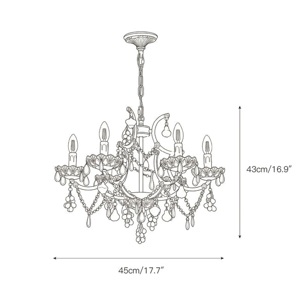Garnet Chandelier