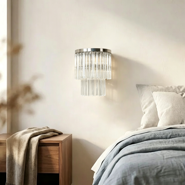 Prismari Tiered Glass Wall Sconce