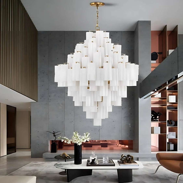 Arcdeco Large Glass Chandelier