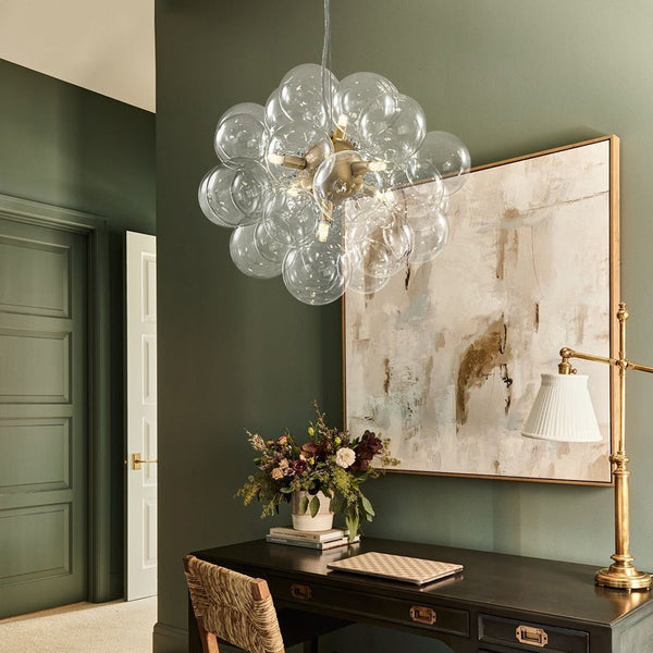 Fljotun Glass Sphere Chandelier
