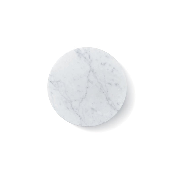 Vasilora Round White Marble Sconce Wall Lamp