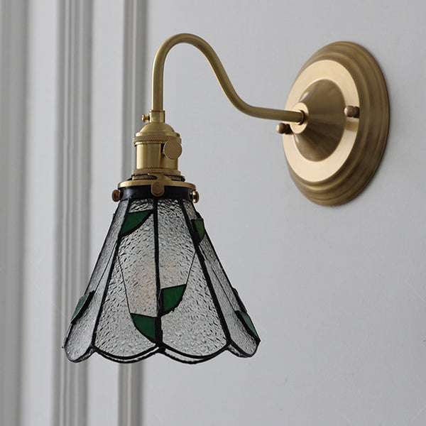 Vintage Glass Wall Sconce Light For Living Room