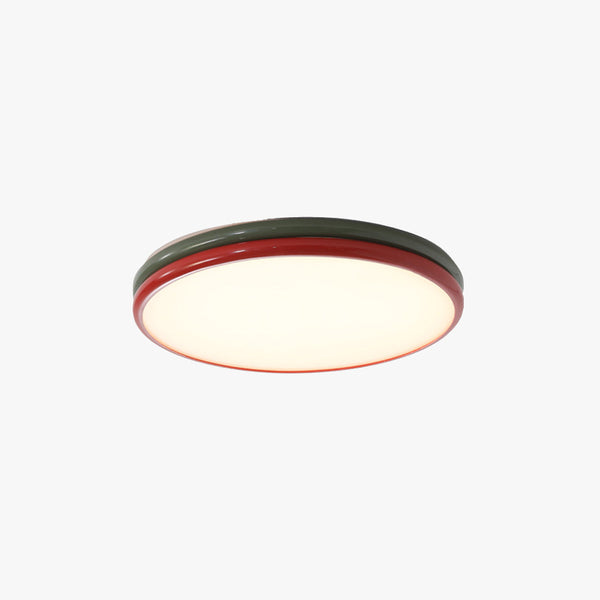 Arisha Modern LED Flush Mount Ceiling Light Red Living Room Bedroom