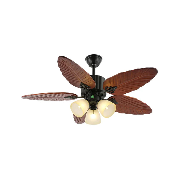 Banana Leaves Blade Ceiling Fan Light