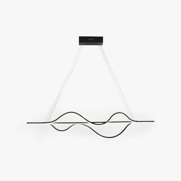 Arisha Modern Wave Pendant Light, 3 Colour