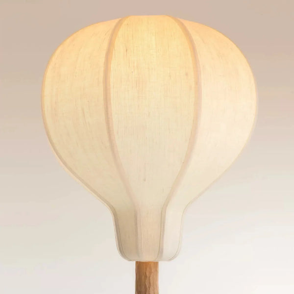 Oak Floor Lamp | Linen Shade | CL70ZZ