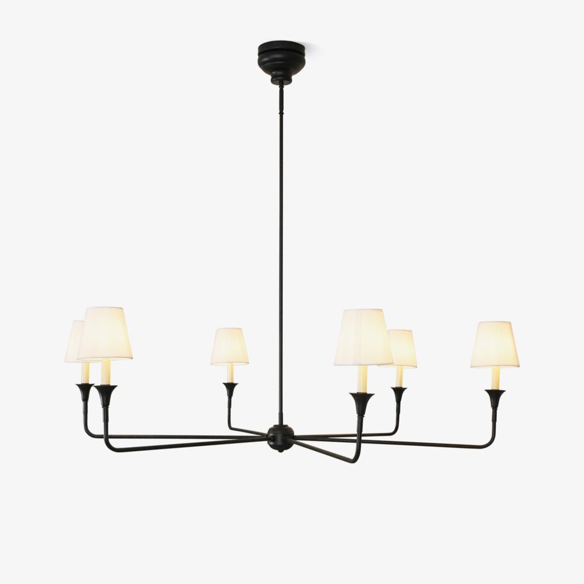 Lioroelia Pendant Lamp Black Candle Tapered