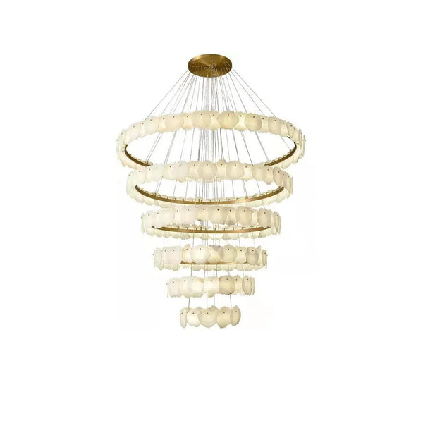 Multi-tiered Burton marble chandelier