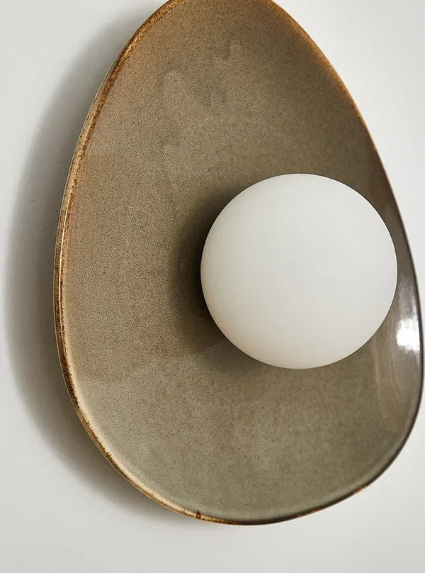 Ceramic & Glass Wall Sconce | CLHFXV0274