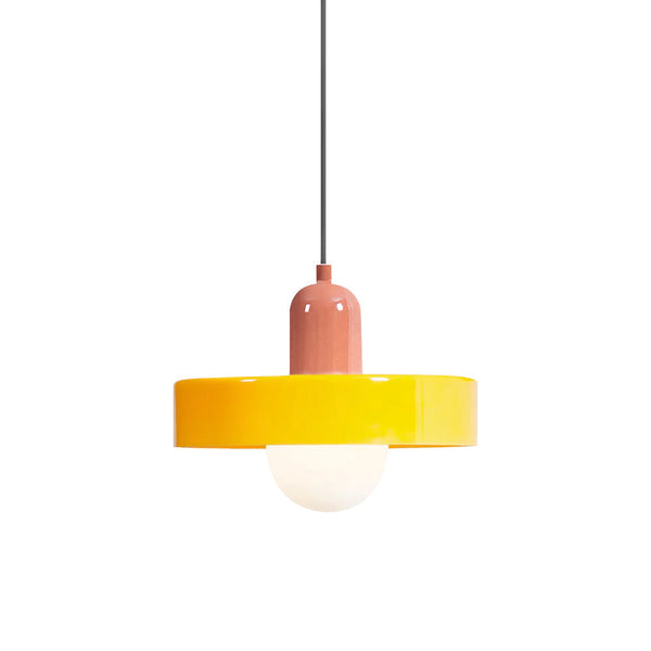 Ideal Disc Orb Glass Pendant Lamp